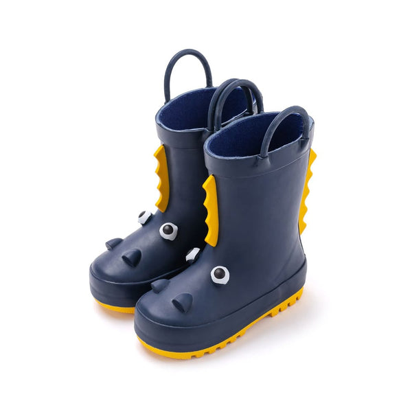 boys navy dinosaur rain boots