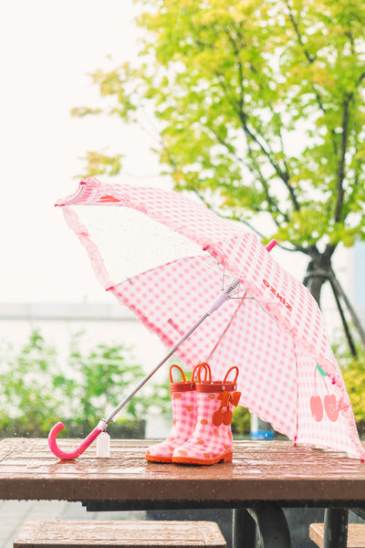 girls pink rain boots