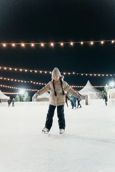 girls ice skating