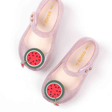 将图片加载到图库查看器，&#39;Crunchy Watermelon&#39; LED Jelly Shoes
