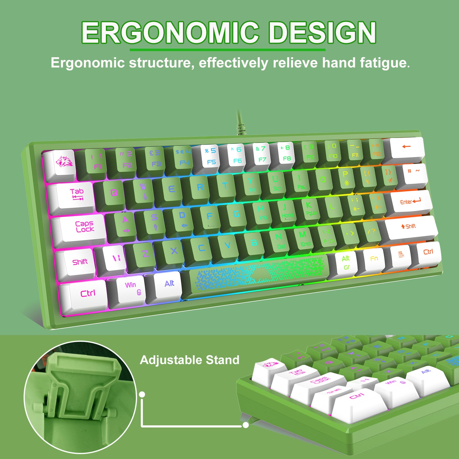 green k61 keyboard