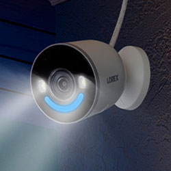 Outdoor Wi-Fi Camera on brick wall