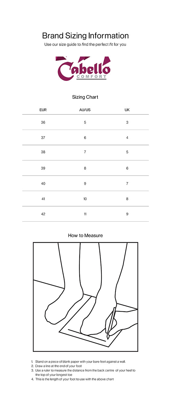 cabello-size-chart