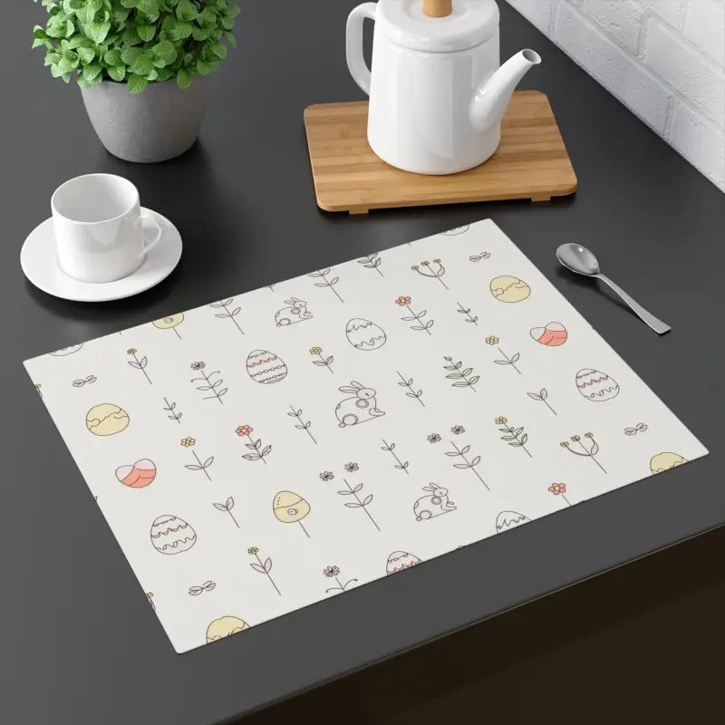 Easter Bunny Dining Table Placemats for Festive Spring Decor