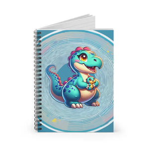 Dino-mite Ruled Line Paper Notebook for Fun and Roar-some Organization - DipaliZ