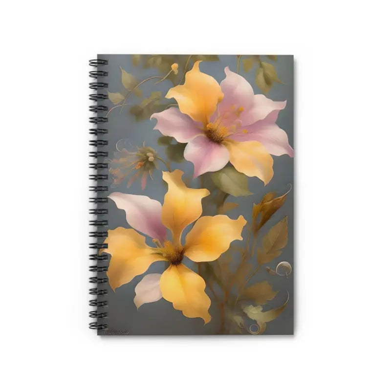 Floral Dreams Ruled Line Notebook for Inspiration