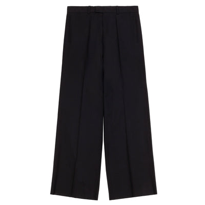 IC Collection Stretch Woven Slim Leg Slit Hem Ankle Pants