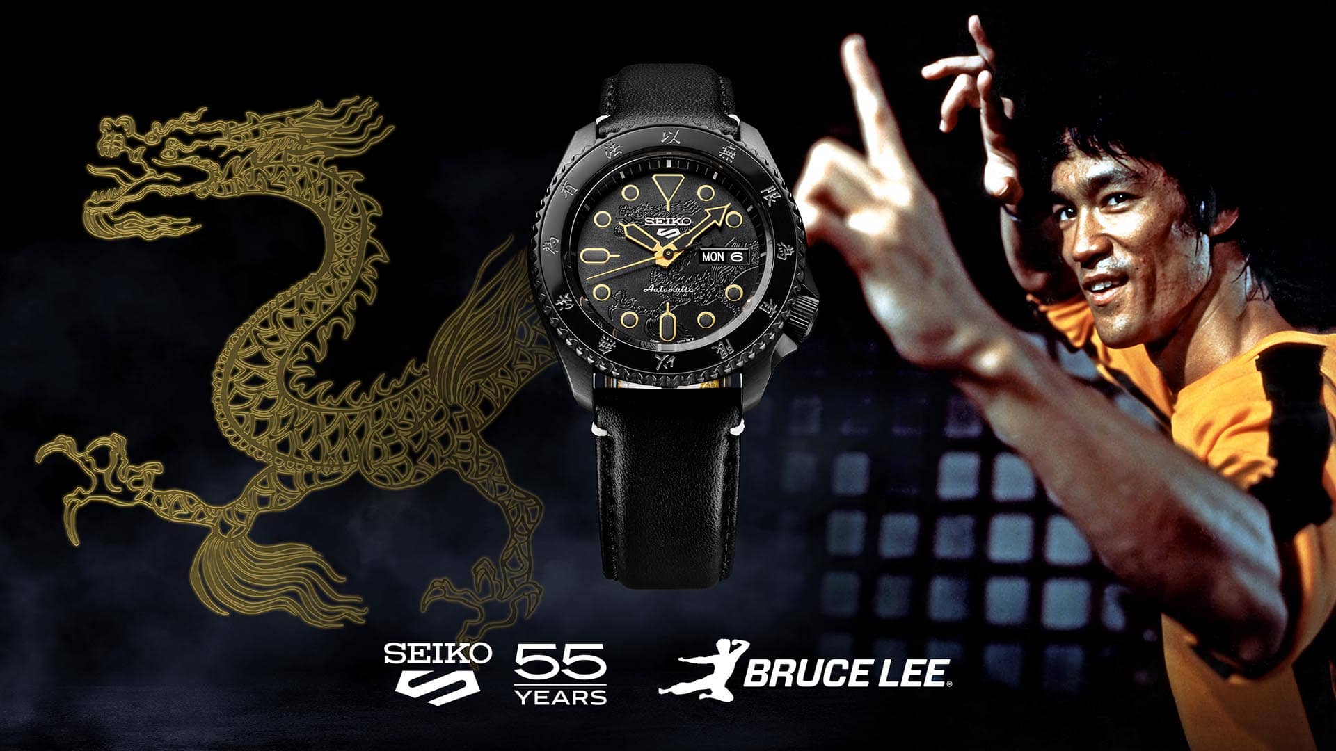 Seiko Sport 5 Bruce Lee Watch