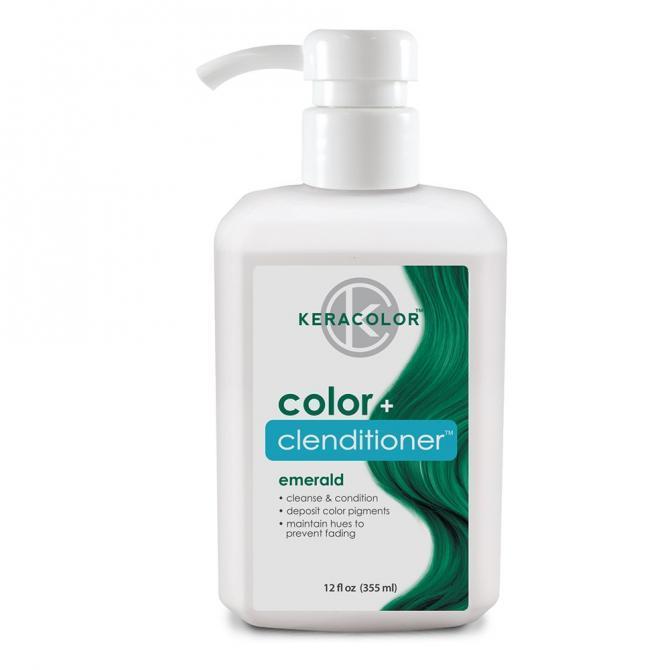 
            
                Load image into Gallery viewer, Keracolor Color+ Clenditioner  Emerald (355mL)
            
        