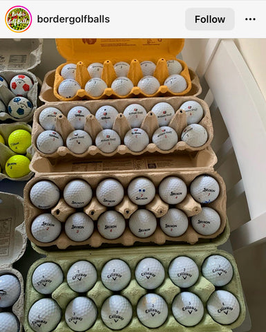 12-Egg Pulp Cartons for holding Golf Balls