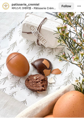2-Egg Pulp Carton for Chocolate Eggs