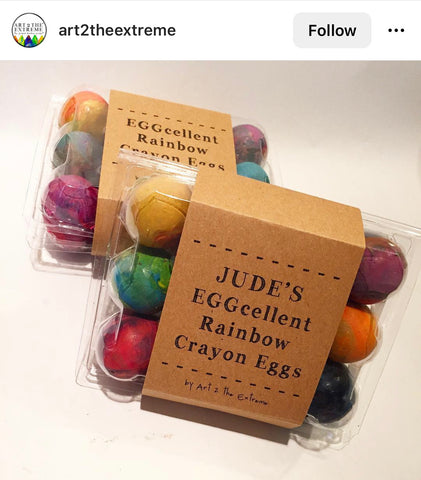 Crayons In An Egg Carton