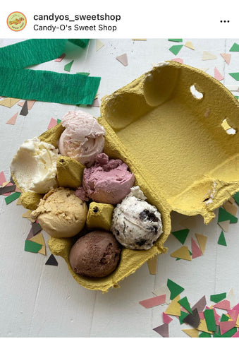 Yellow Egg Carton for Ice Cream