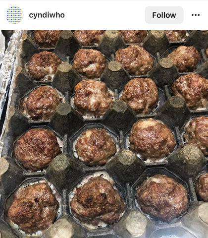 Meatballs in a Pulp Tray