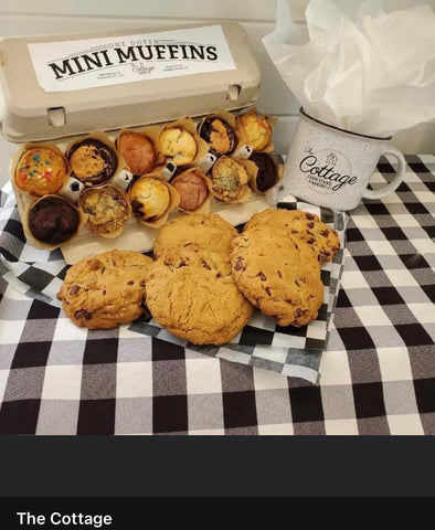 Cookies and Muffins in Egg Carton