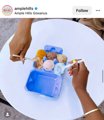 Egg Carton Ice Cream holder