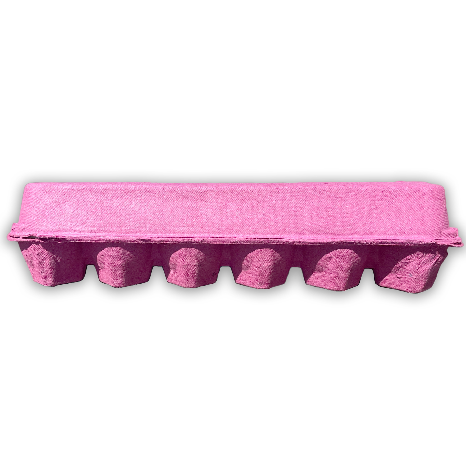 Pink 12-Egg Blank Styrofoam Carton