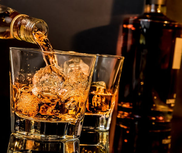 Irish Whiskey being poured