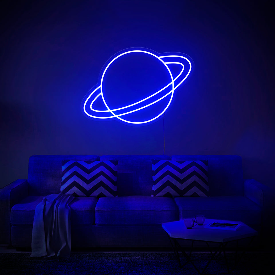 Saturn Planet - LED Neon Sign – Neon Interior