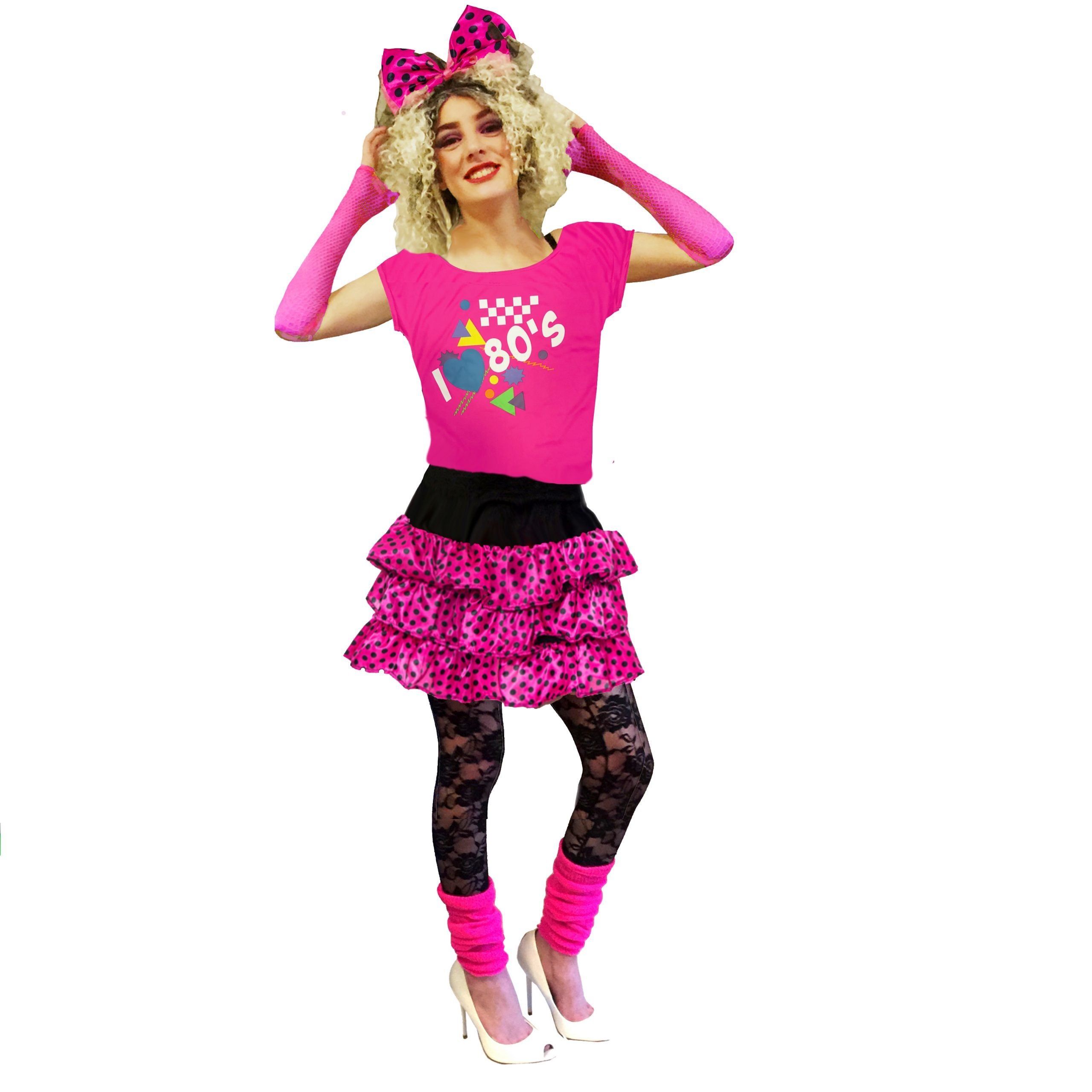 80s Rara Costume Pink – Sowest Fancy Dress