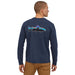 Patagonia Long-Sleeve Fitz Roy Trout Responsibili-Tee New Navy Image 03