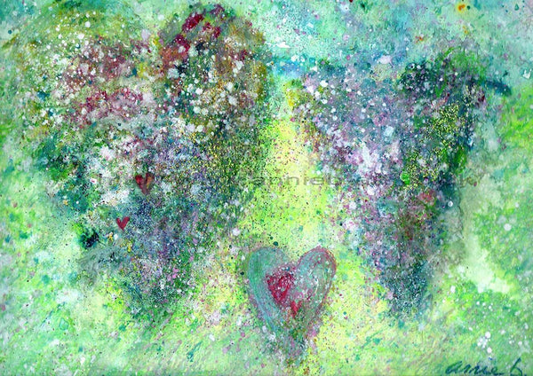 heart paintings