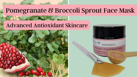 Pomegranate & Broccoli Sprout Mask for a balanced skin microbiome
