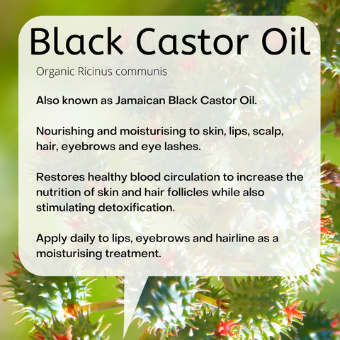 Black Castor Oil lip balm