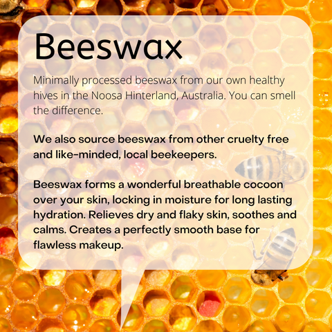 Ethical beeswax in lip balm