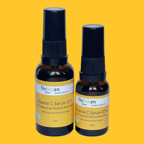 Squalane oil blended with vitamin C and bakuchiol is an effective and natural, plant-based alternative to retinol.