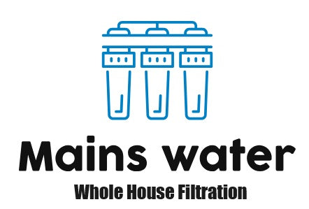 mains water whole house filtration logo chlorine & chemical  reduction