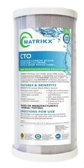 Matrikx Whole House 10" Water Filter Cartridge 1 Micron - NZ Pump And Water Filters