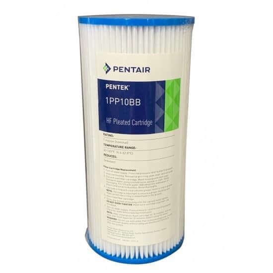 Pentair 10" Pleated Water Filters 1-50µm - NZ Pump And Water Filters