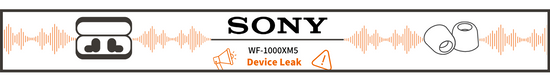 Fuga del dispositivo Sony WF-1000XM5