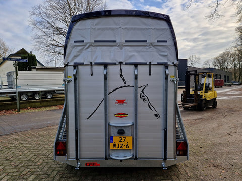 Bockmann 2 paardstrailer aluminium