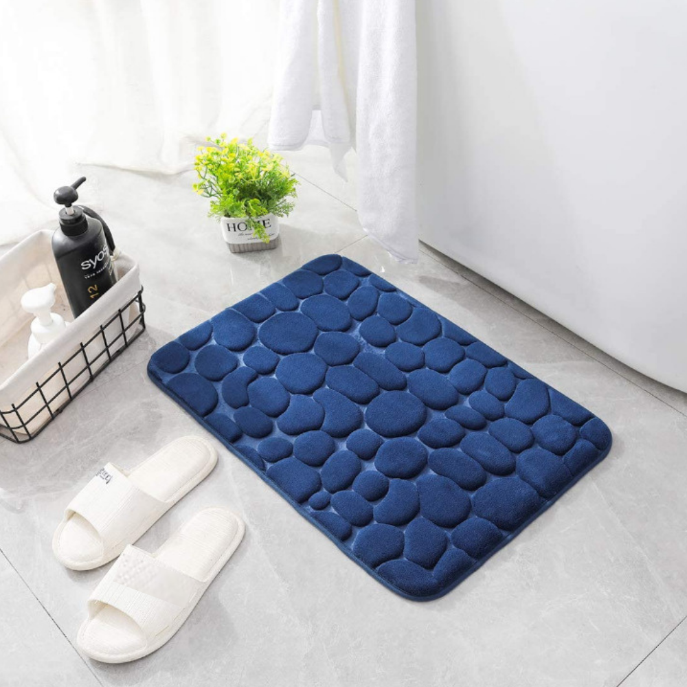 Super Water Absorbent Memory Foam Bath Mat Machine Washable - Temu