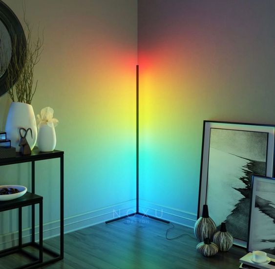 RGB Corner Lamp in Home office