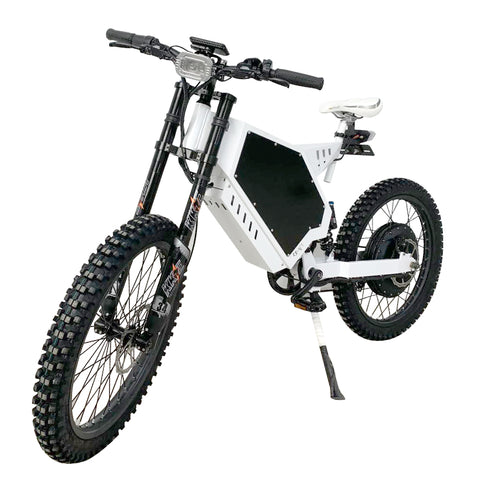 8000W stealth bomber bike white