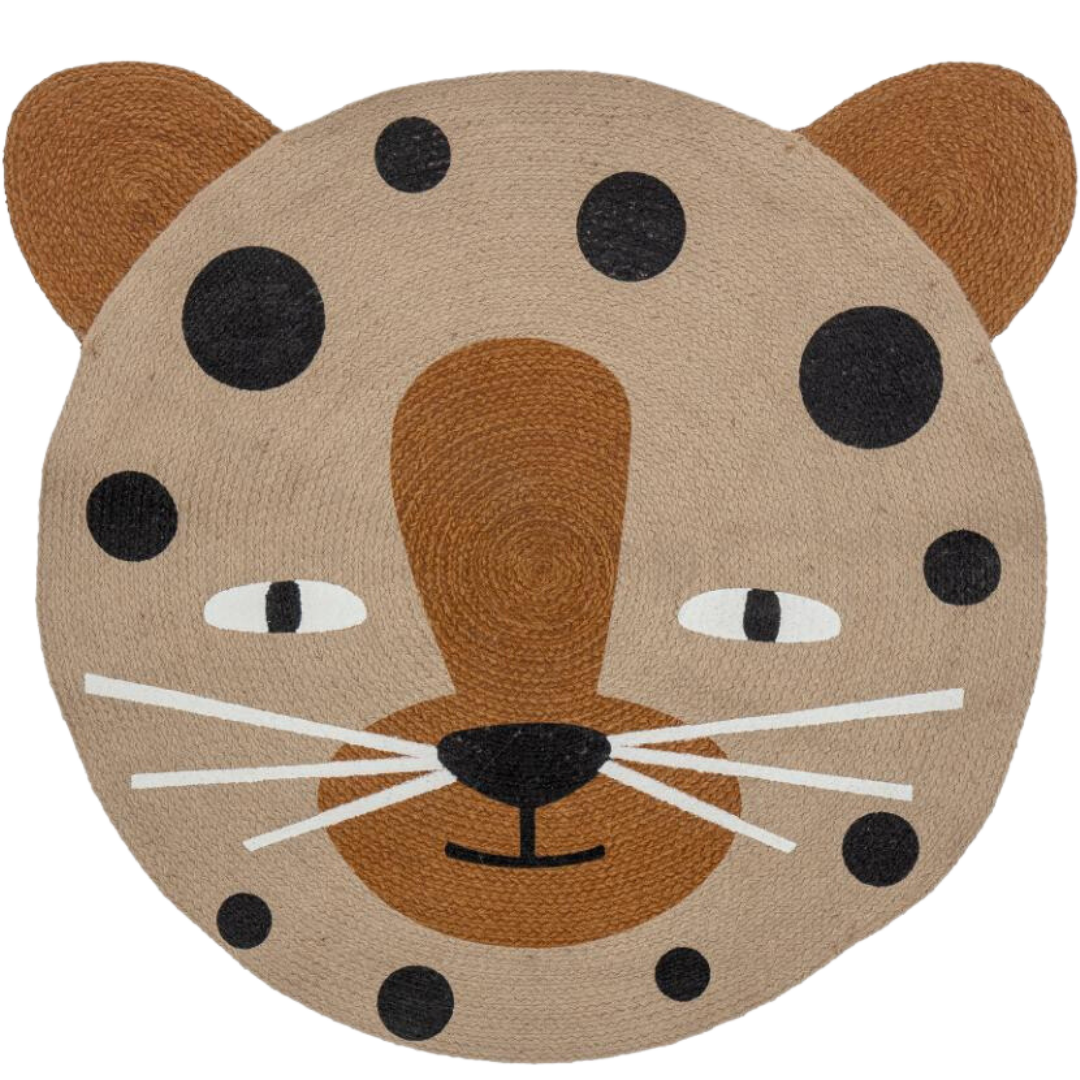  NAFFIE ROUND RUG IN BROWN