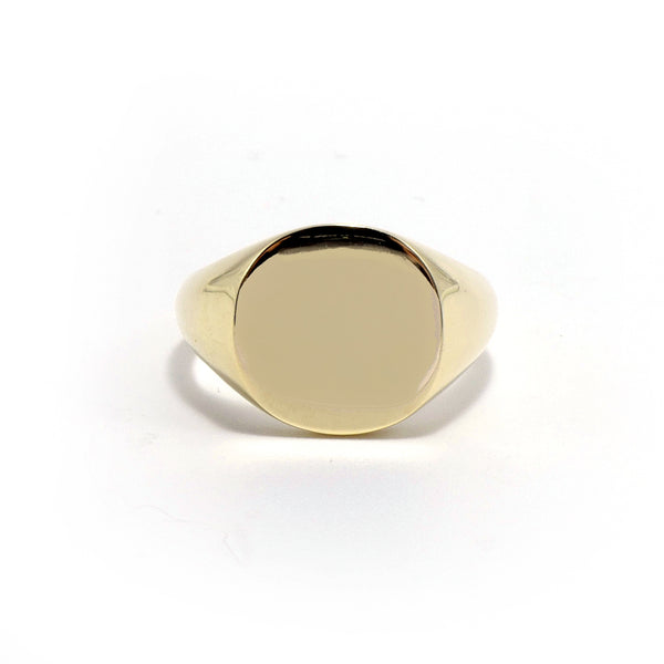 Classic Round Signet Ring – Ashley Zhang Jewelry