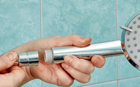 removing shower hose from shower head