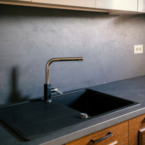 gold modern kitchen tap