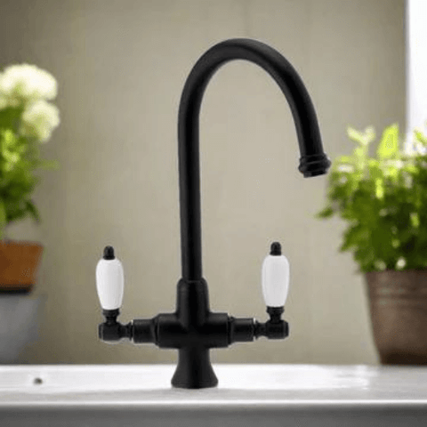 matte black kitchen tap