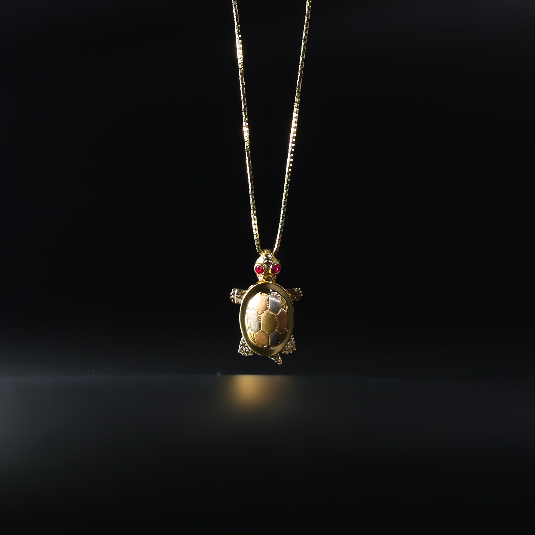 Charlie & Co. Jewelry | Gold Turtle Pendant Model-1685