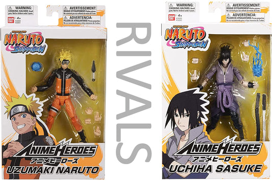 Boneco Anime Heroes - Naruto Shippuden: Uchiha Sasuke, Bandai - Bazaar  Geek