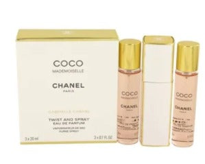 Chanel Coco Mademoiselle Twist Spray Refills - Eau De Parfum 3 X 20ml |  PleasurePerfumes