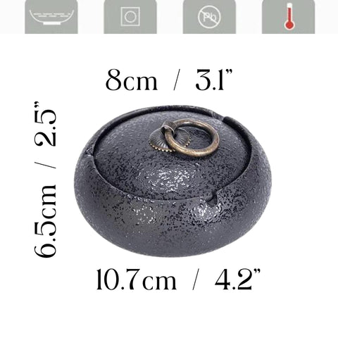 ashtray size