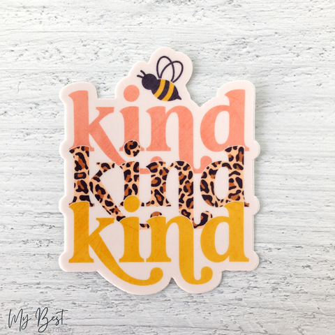 Bee Kind Sticker by Mug Haven