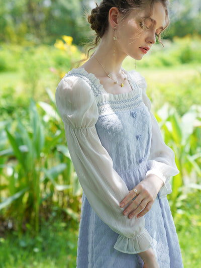 メール便送料無料05 新品 ヌキテパ Flower Hemla Panel Dress 今季新作