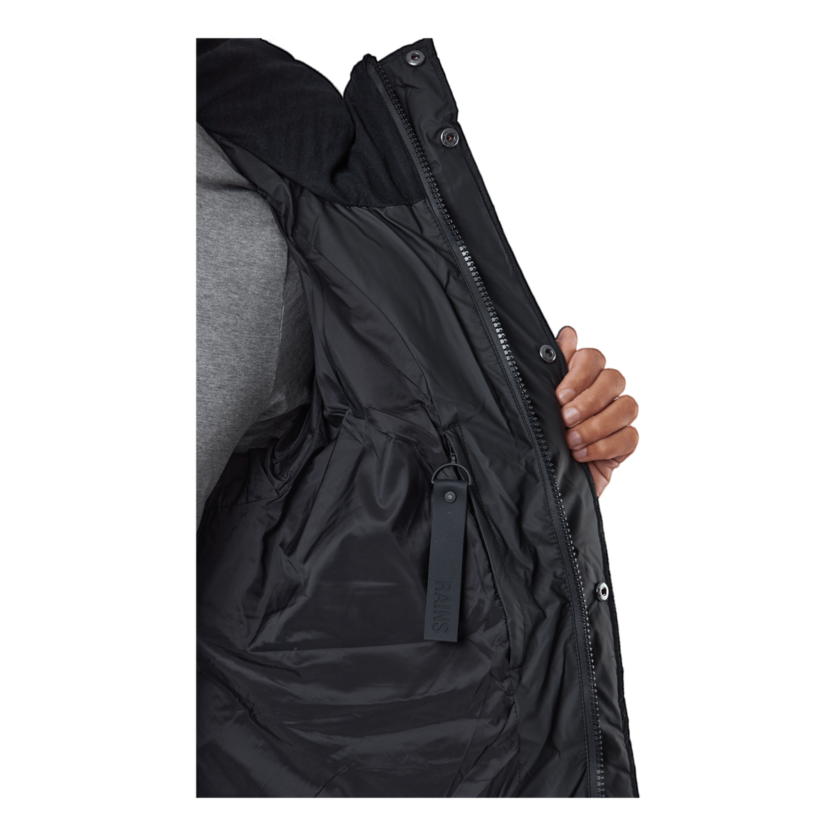 Boxy Puffer Jacket Black – Stayhard.com